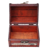 Vintage Stamp Handle Lock Jewelry Box
