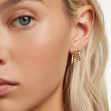 925 Earrings Simulated Diamond Drop Dangle Charms Jewelry Gift