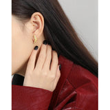 925 Large Stud Earrings Minimalist Design