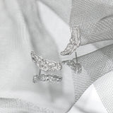 925 Large Stud Earrings Minimalist Design