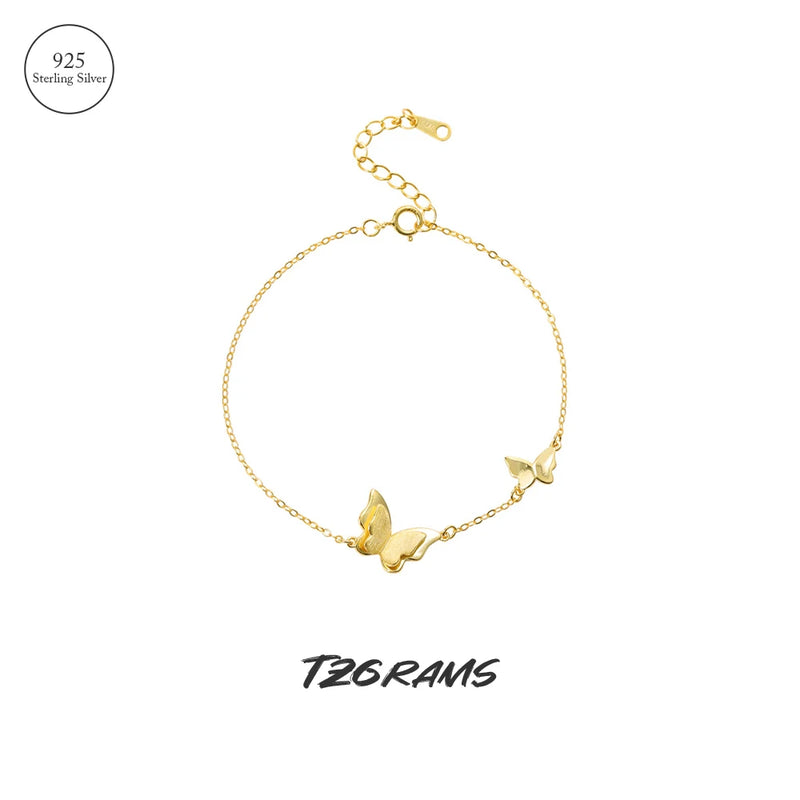 925 Butterfly Bracelet - Personalized Birthday Party Jewelry