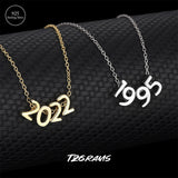 925 Plated Digital Pendant, Girlfriend Gift
