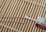 925 Sterling Silver Ingot Chain Necklace Women Jewelry Girls