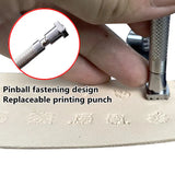 Embossing Leather Tools DIY Grass Constellation Animal Stamps Set