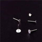 S925 Sterling Silver Ear Pins DIY Jewelry Accessories