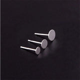S925 Sterling Silver Ear Pins DIY Jewelry Accessories