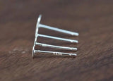 S925 Sterling Silver Ear Pins DIY Jewelry Accessories