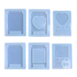 Heart Keychain Pendant Epoxy Mold Kit for DIY Jewelry Casting