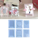 Heart Keychain Pendant Resin Mold Kit DIY Jewelry Casting Mold