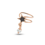 Star 925 Sterling Silver Earcuff Earrings Jewelry