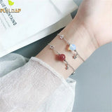 Opal Crystal 925 Sterling Silver Bracelets For Women