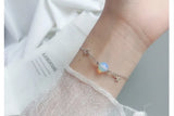 Opal Crystal 925 Sterling Silver Bracelets For Women