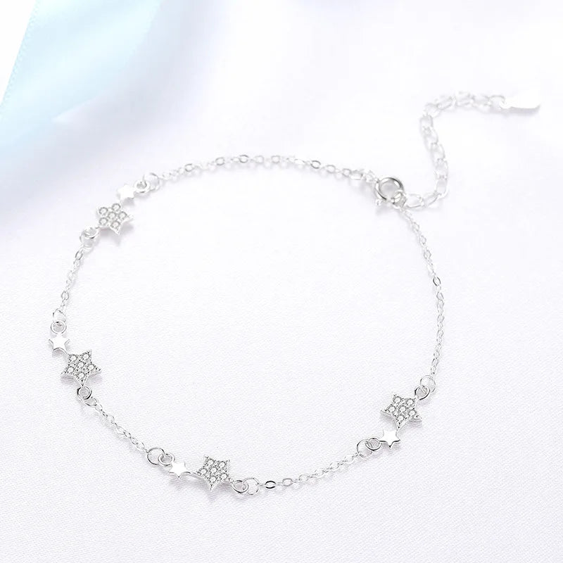 Star Bracelet Japanese Silver Micro Inlaid Hand Ornament