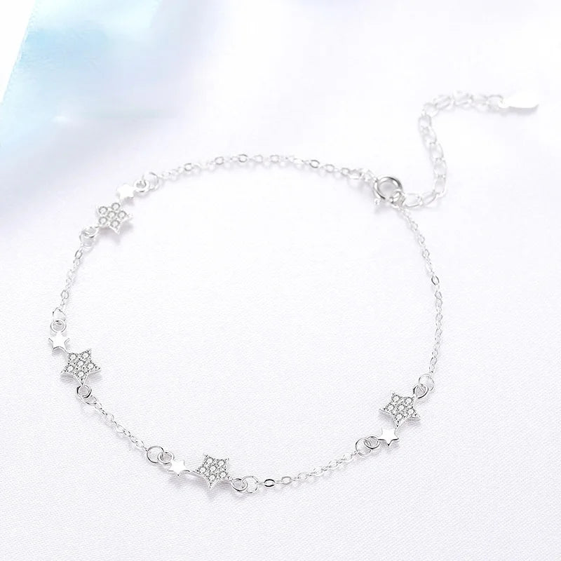 Star Bracelet Japanese Silver Micro Inlaid Hand Ornament
