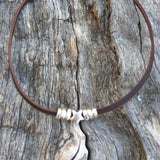 Brown Velvet Star Choker Boho Necklace for Summer Beach