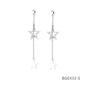 Star Earrings Silver BGEX33-S