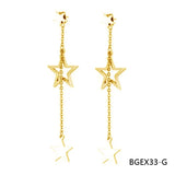 Star Earrings Silver BGEX33-S