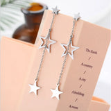 Star Earrings Silver BGEX33-S