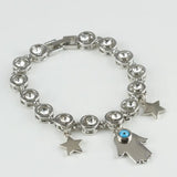 Star Fatma Hand Stone Metal Bracelet Patterns