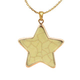 Star Gemstone Pendants DIY Jewelry 5Pcs SP261