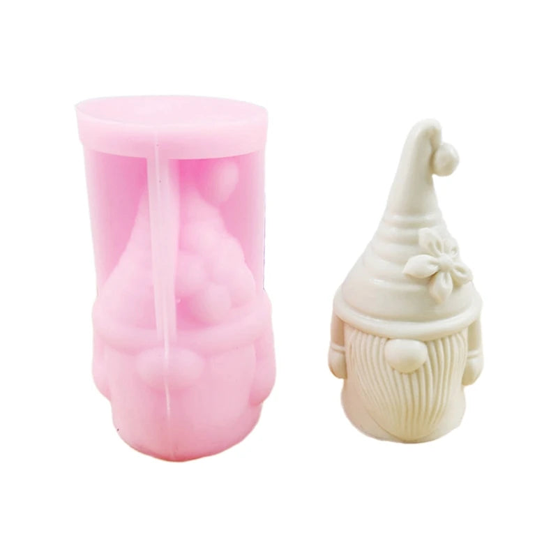 3D Easter Star Gnome Resin Mold for DIY Decoration