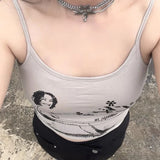Star Layered Choker Y2k Jewelry Pentagram Chain Necklaces