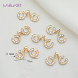 Zircon Pendant High Plated Necklace Charm Pendant for Jewelry Making