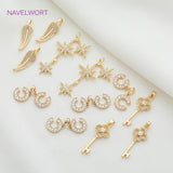 Zircon Pendant High Plated Necklace Charm Pendant for Jewelry Making