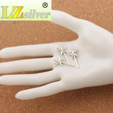 Magic Wand Charm Beads 50pcs Zinc Alloy Pendants Jewelry DIY L292