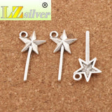 Magic Wand Charm Beads 50pcs Zinc Alloy Pendants Jewelry DIY L292