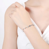 Moonstone Charm Wild Pearl 925 Silver Bracelet