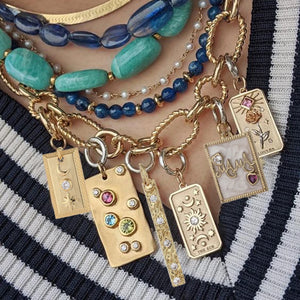 Star Moon Charms Geometry Mama Charm Jewelry Making Diy Pendant Necklace