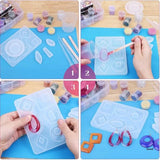 Star/Moon/Leaf Pendant Earrings Silicone Mold