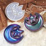 Star Moon Plate Dish Storage Box Mirror Silicone Mold Crystal Epoxy Resin Mould