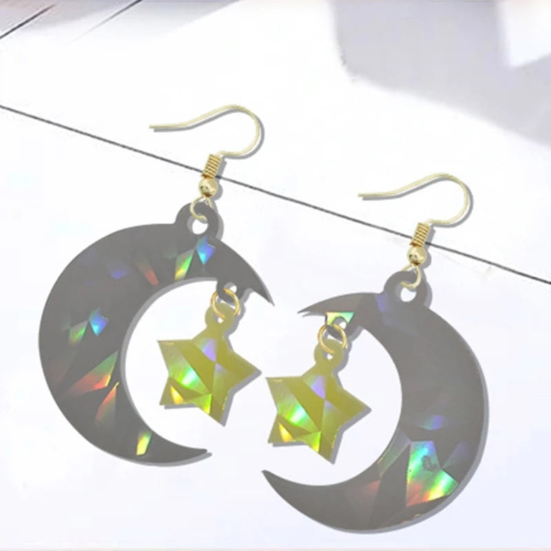 Star Moon Earring Pendant Silicone Molds for Resin Jewelry
