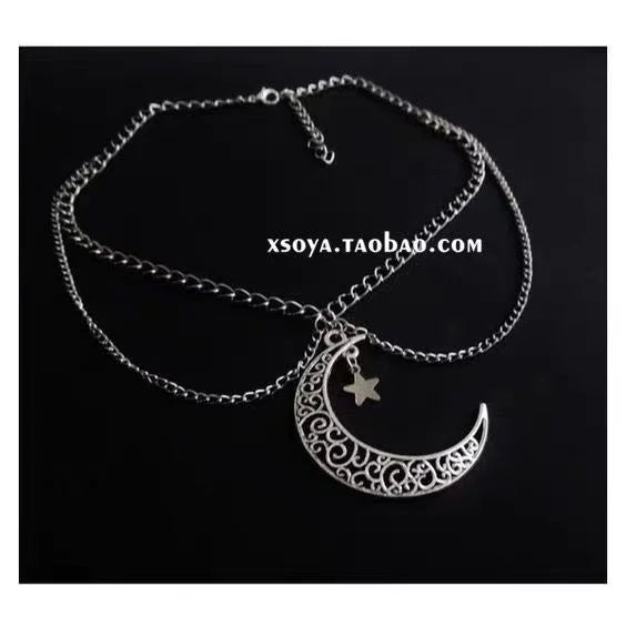 Star Moon Dark Series Punk Necklace