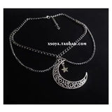 Star Moon Dark Series Punk Necklace