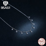 925 Silver Star Necklace for Women - Luminous Collar Jewelry
