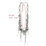 Star Necklaces Star Chain Chokers Pentagram Chain Necklaces Hot Girl Women