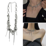 Star Necklaces Star Chain Chokers Pentagram Chain Necklaces Hot Girl Women