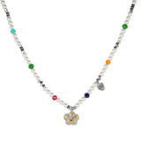 Star Necklaces Pearl Chokers Chain Y2k Jewelry Copper Material