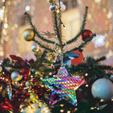 Star Sequin Keychain Backpack Keychain Glossy Christmas Star Keychain
