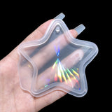 Star Shape Holographic Epoxy Resin Silicone Mold for DIY Keychain Art