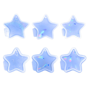 Star Shape Holographic Epoxy Resin Silicone Mold for DIY Keychain Art