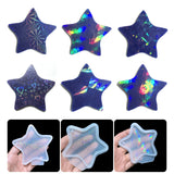 Star Shape Holographic Epoxy Resin Silicone Mold for DIY Keychain Art