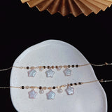 Star Shape Freshwater Pearl Bracelet Baroque Adjustable Length