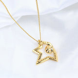 Star Shape Pendant Base Mount Finding for Pearls Corals Jade Crystal