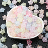 Colorful Ice Crack Acrylic Beads 10x12mm DIY Jewelry Making