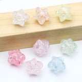 Colorful Ice Crack Acrylic Beads 10x12mm DIY Jewelry Making