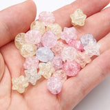 Colorful Ice Crack Acrylic Beads 10x12mm DIY Jewelry Making